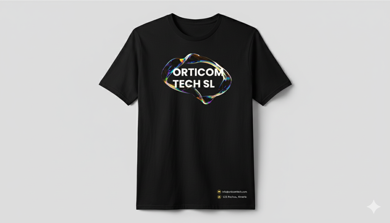 Camiseta Orticom ampliada